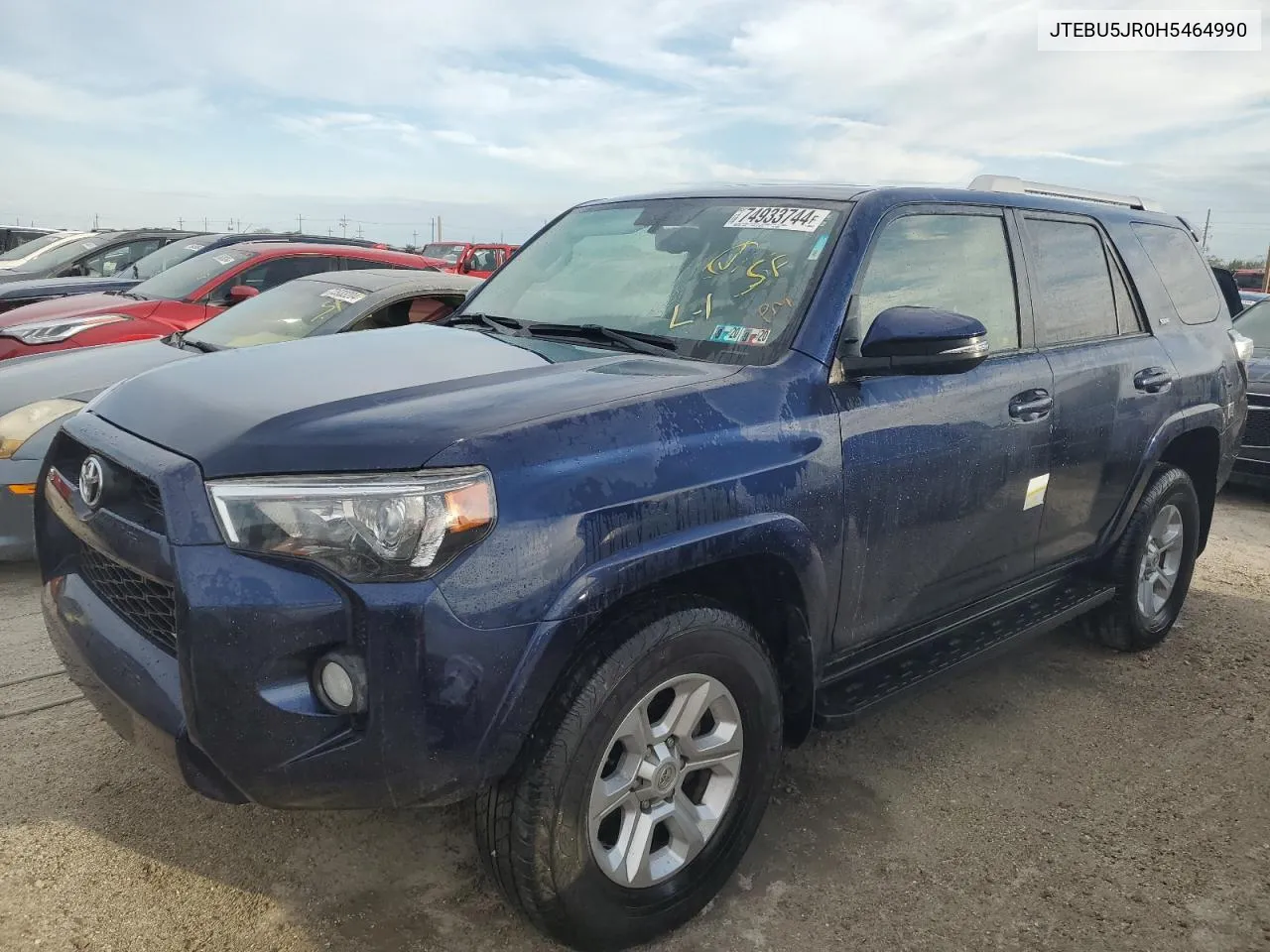 2017 Toyota 4Runner Sr5/Sr5 Premium VIN: JTEBU5JR0H5464990 Lot: 74933744