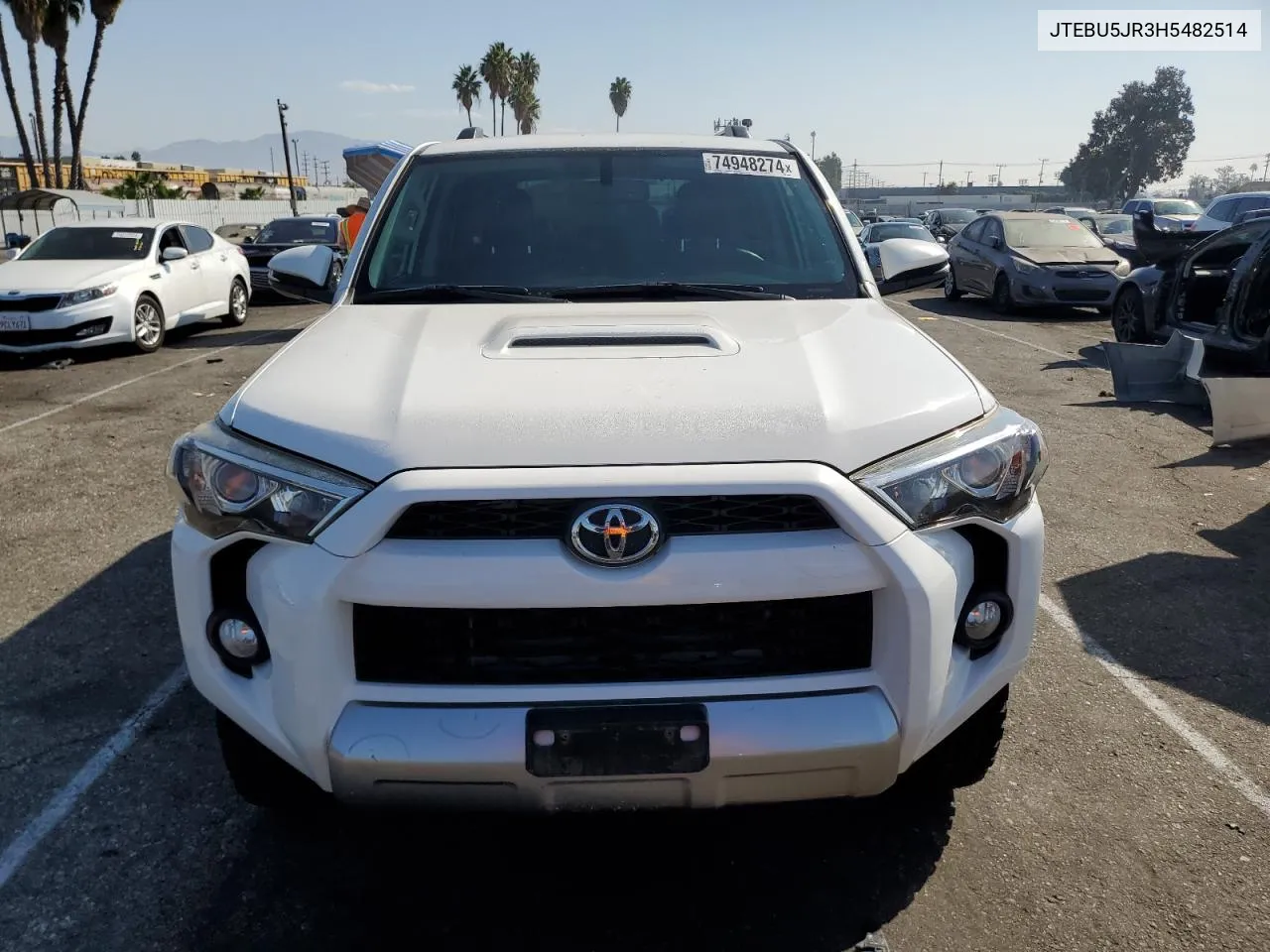 JTEBU5JR3H5482514 2017 Toyota 4Runner Sr5/Sr5 Premium