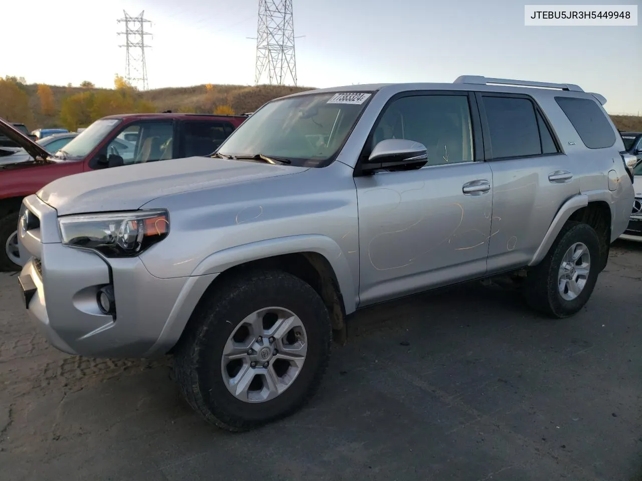 2017 Toyota 4Runner Sr5/Sr5 Premium VIN: JTEBU5JR3H5449948 Lot: 77383324