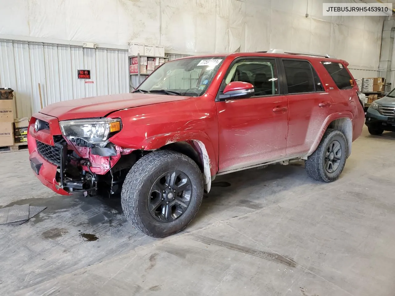 2017 Toyota 4Runner Sr5/Sr5 Premium VIN: JTEBU5JR9H5453910 Lot: 77591694