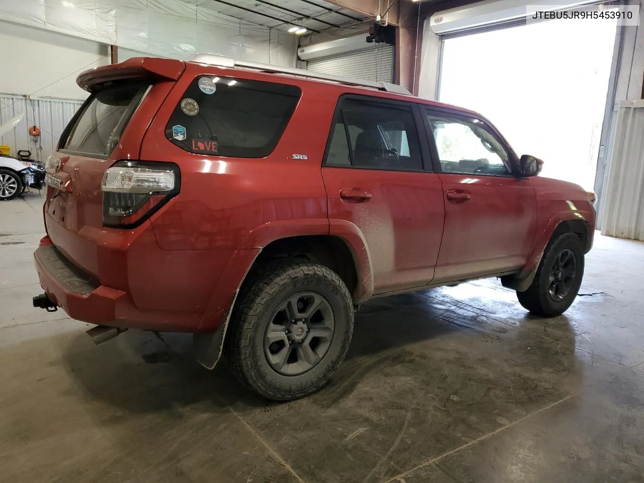 2017 Toyota 4Runner Sr5/Sr5 Premium VIN: JTEBU5JR9H5453910 Lot: 77591694