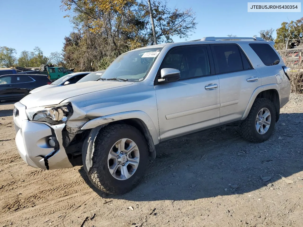 2017 Toyota 4Runner Sr5/Sr5 Premium VIN: JTEBU5JR0H5430354 Lot: 77737444