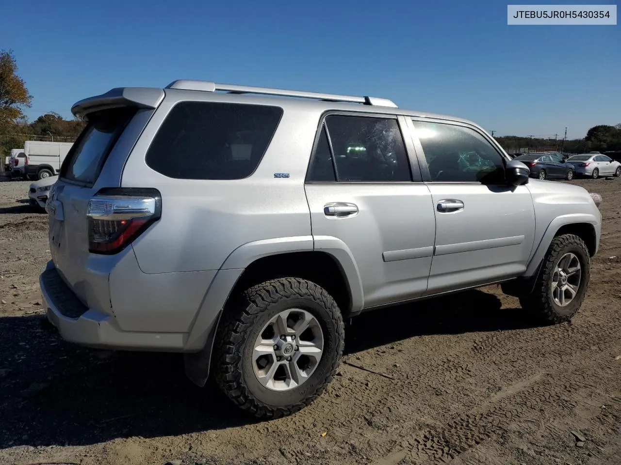 2017 Toyota 4Runner Sr5/Sr5 Premium VIN: JTEBU5JR0H5430354 Lot: 77737444