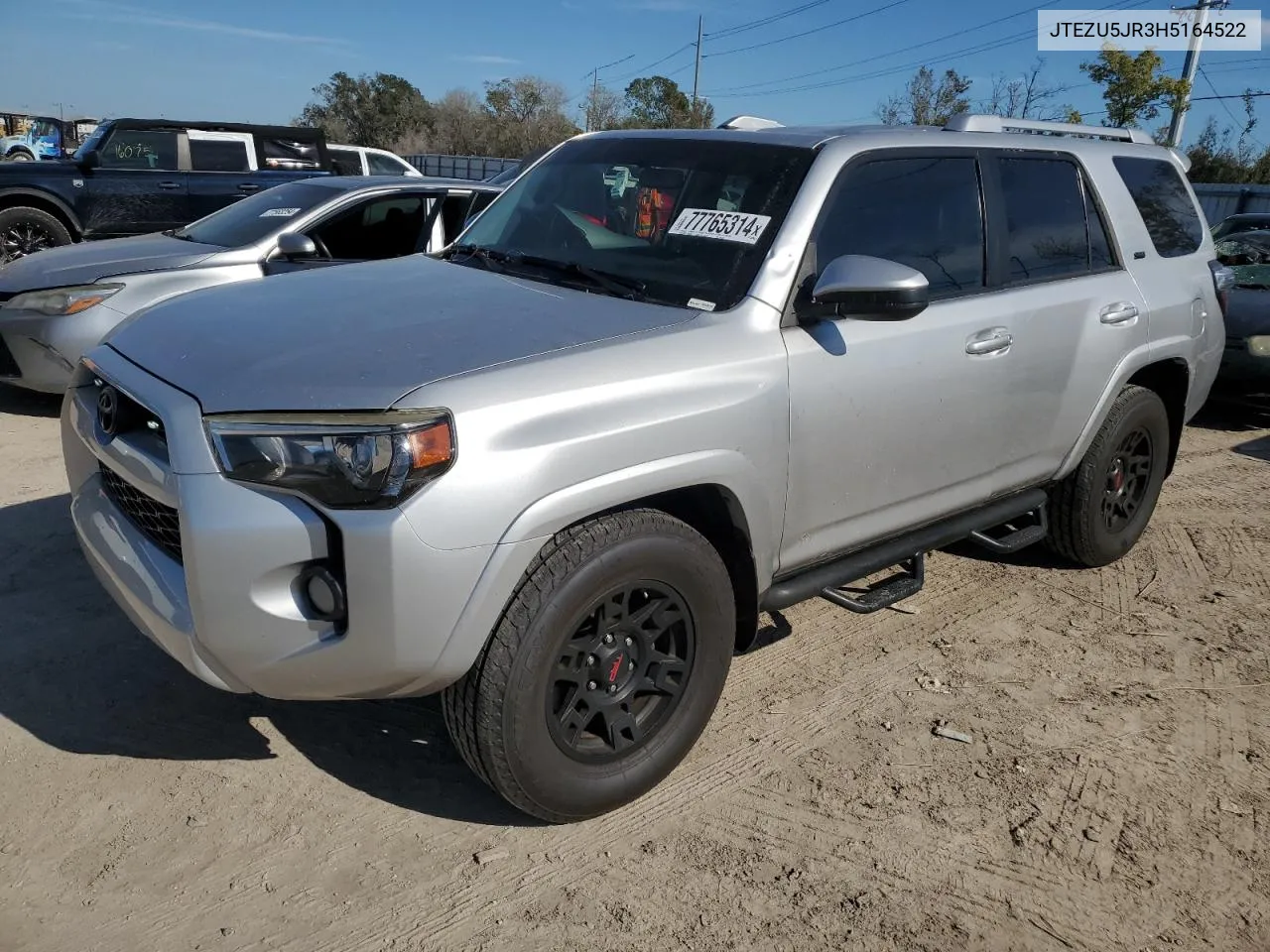 2017 Toyota 4Runner Sr5 VIN: JTEZU5JR3H5164522 Lot: 77765314