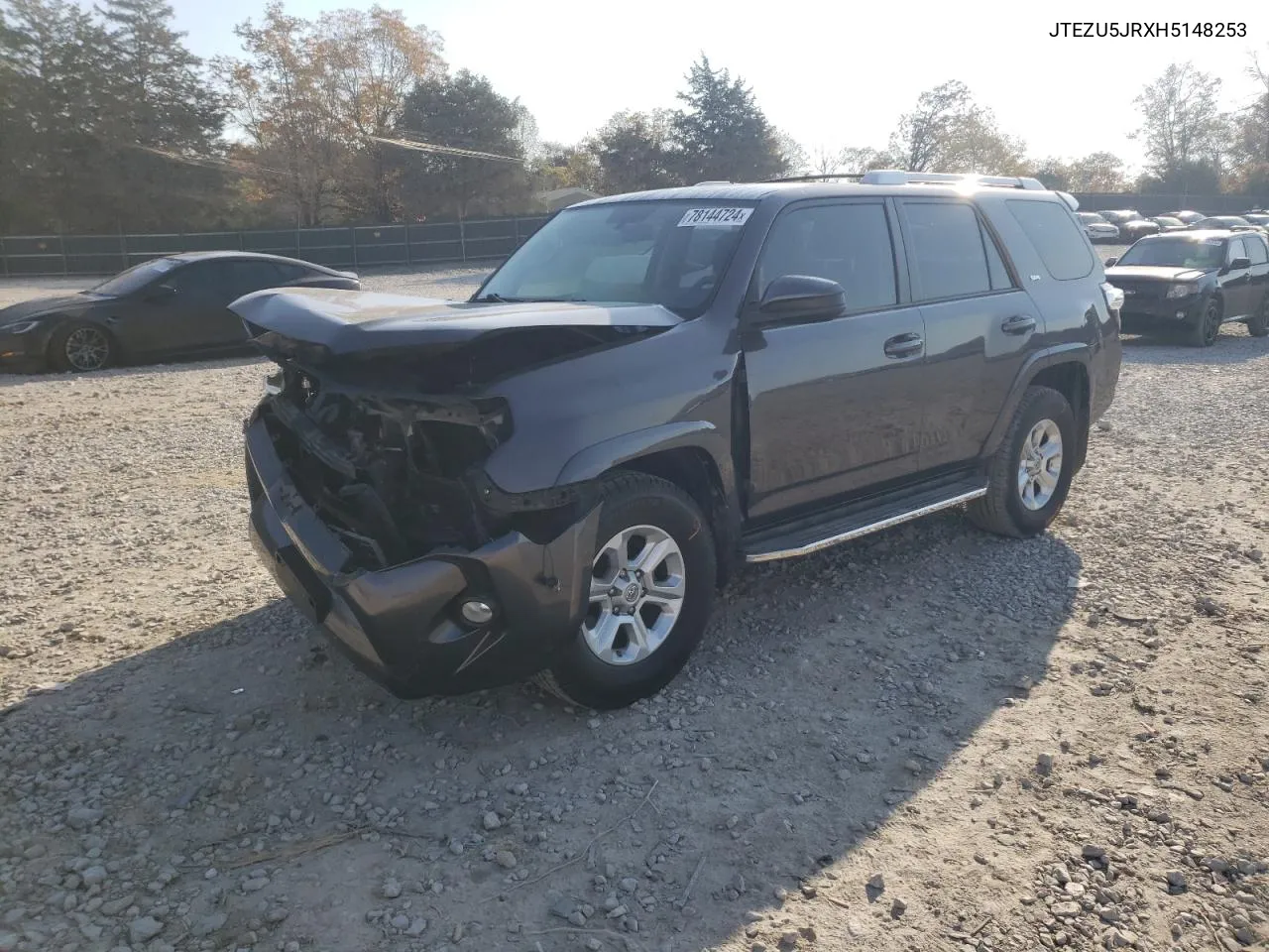 2017 Toyota 4Runner Sr5 VIN: JTEZU5JRXH5148253 Lot: 78144724