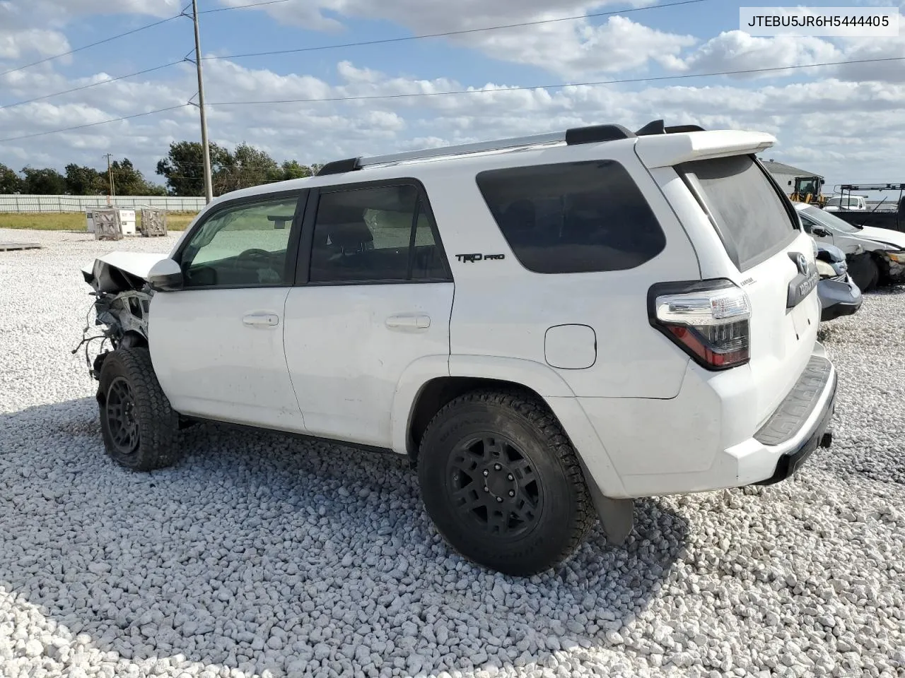 2017 Toyota 4Runner Sr5/Sr5 Premium VIN: JTEBU5JR6H5444405 Lot: 78445714