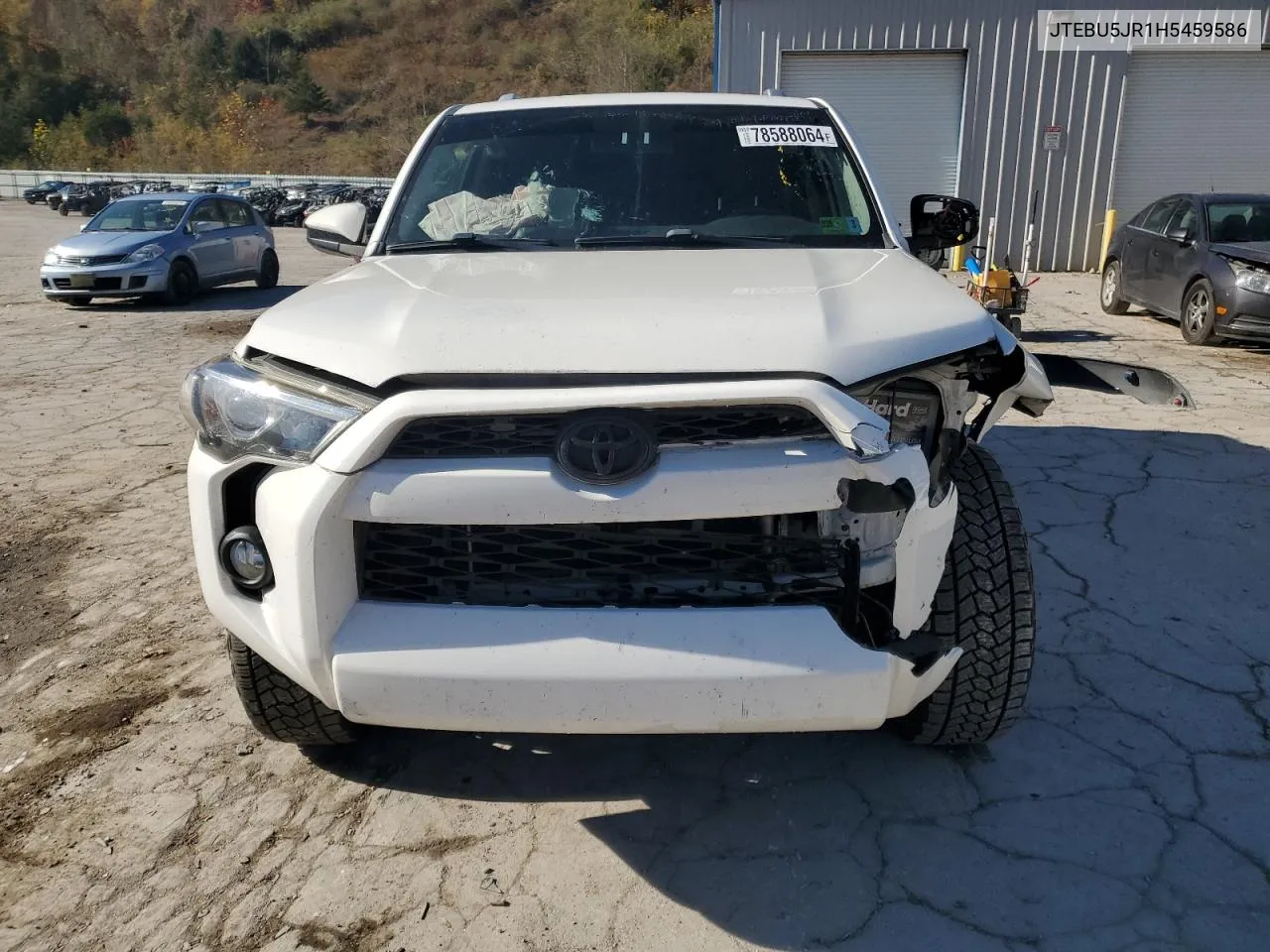 2017 Toyota 4Runner Sr5/Sr5 Premium VIN: JTEBU5JR1H5459586 Lot: 78588064