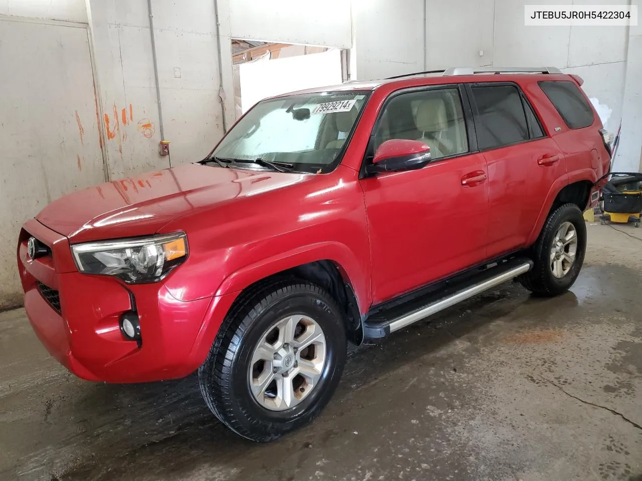 2017 Toyota 4Runner Sr5/Sr5 Premium VIN: JTEBU5JR0H5422304 Lot: 79929214