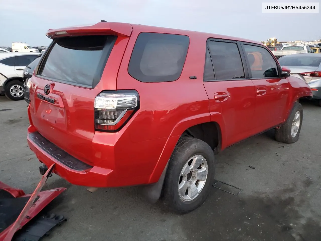 2017 Toyota 4Runner Sr5/Sr5 Premium VIN: JTEBU5JR2H5456244 Lot: 80774004