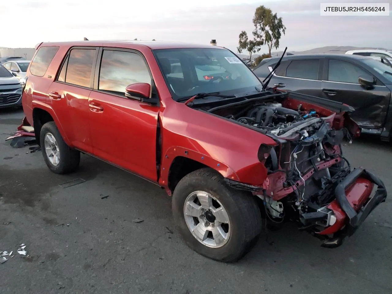 2017 Toyota 4Runner Sr5/Sr5 Premium VIN: JTEBU5JR2H5456244 Lot: 80774004