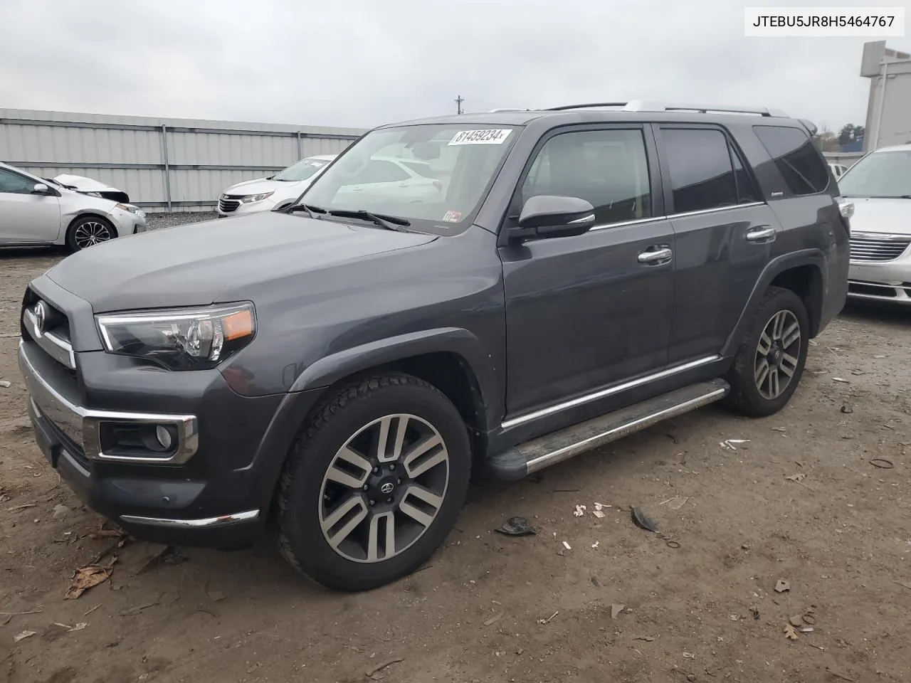 2017 Toyota 4Runner Sr5/Sr5 Premium VIN: JTEBU5JR8H5464767 Lot: 81459234