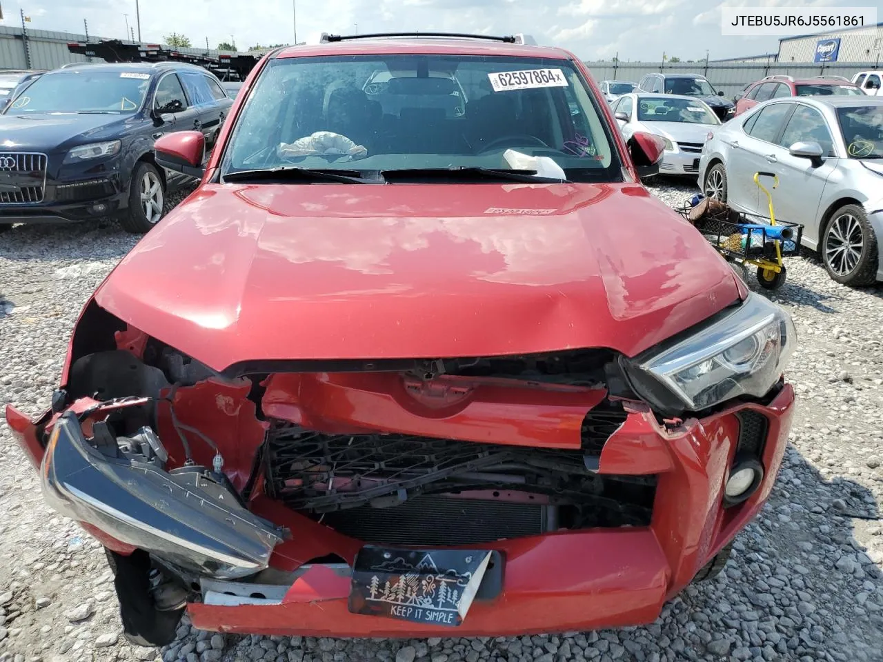 JTEBU5JR6J5561861 2018 Toyota 4Runner Sr5/Sr5 Premium