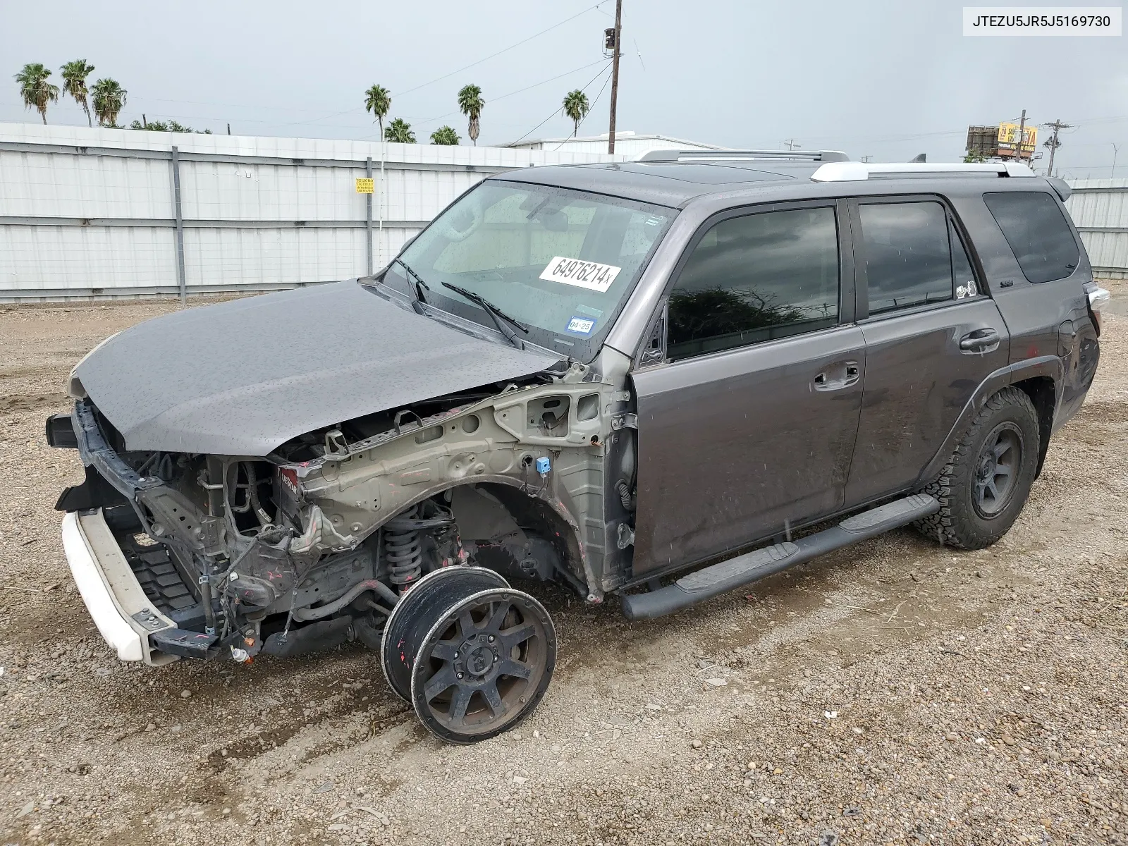 2018 Toyota 4Runner Sr5 VIN: JTEZU5JR5J5169730 Lot: 64976214