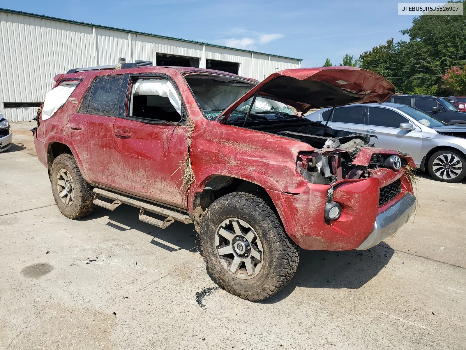 2018 Toyota 4Runner Sr5/Sr5 Premium VIN: JTEBU5JR5J5526907 Lot: 65463124