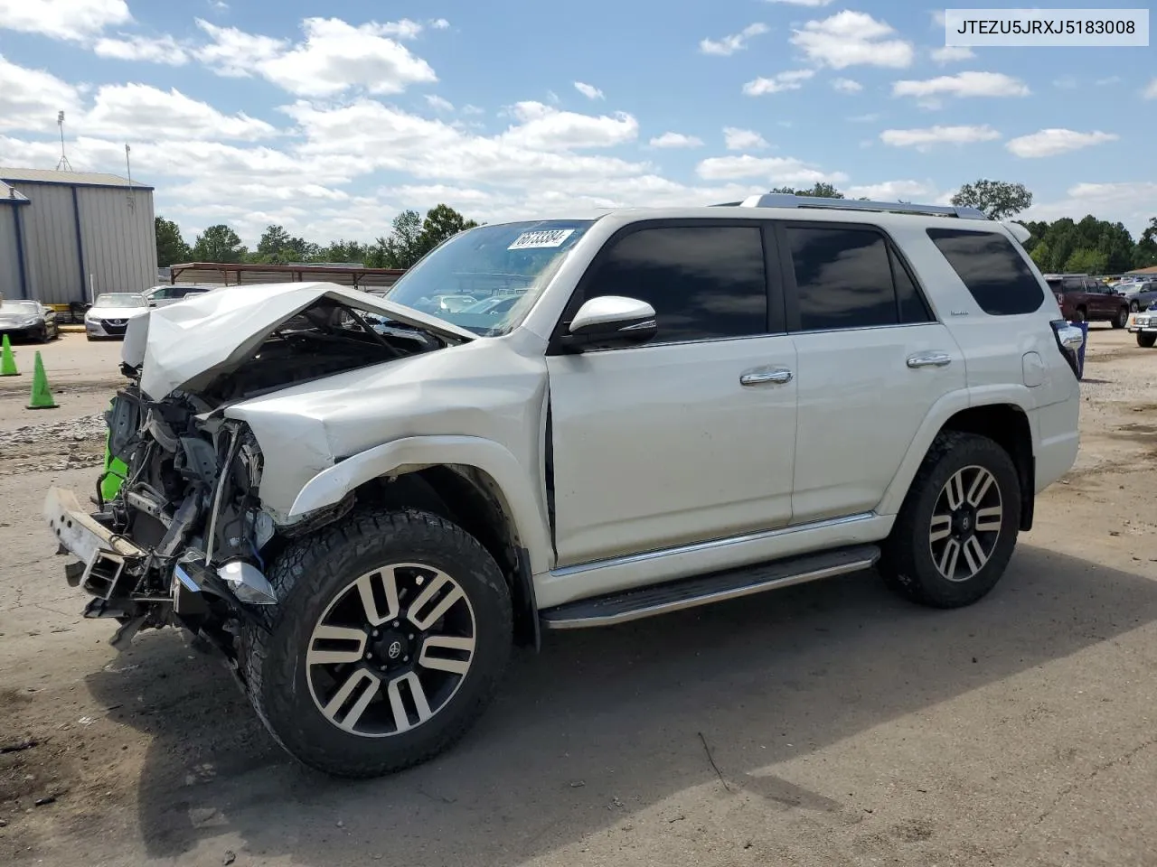 2018 Toyota 4Runner Sr5 VIN: JTEZU5JRXJ5183008 Lot: 66733384