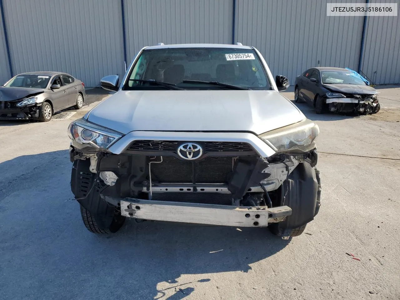 2018 Toyota 4Runner Sr5 VIN: JTEZU5JR3J5186106 Lot: 67305754