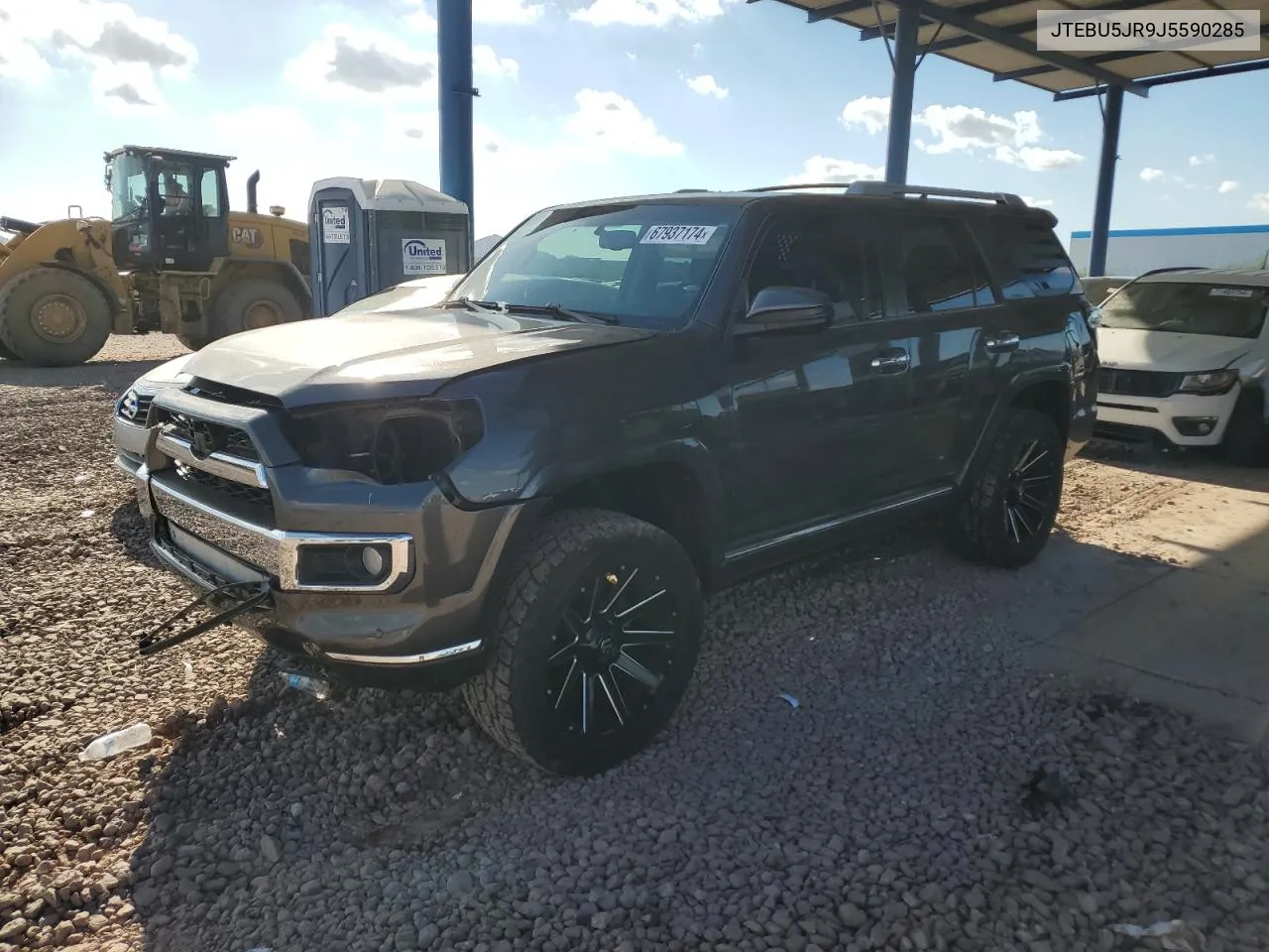 2018 Toyota 4Runner Sr5/Sr5 Premium VIN: JTEBU5JR9J5590285 Lot: 67937174