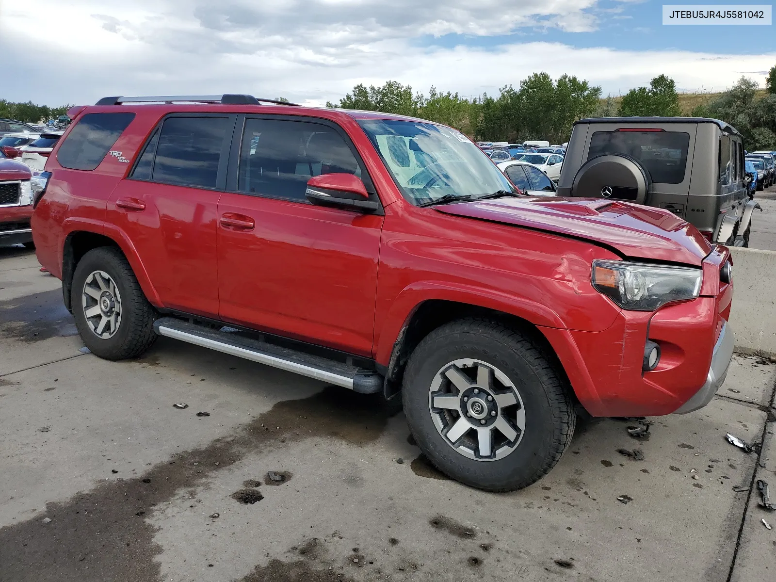 2018 Toyota 4Runner Sr5/Sr5 Premium VIN: JTEBU5JR4J5581042 Lot: 67941154