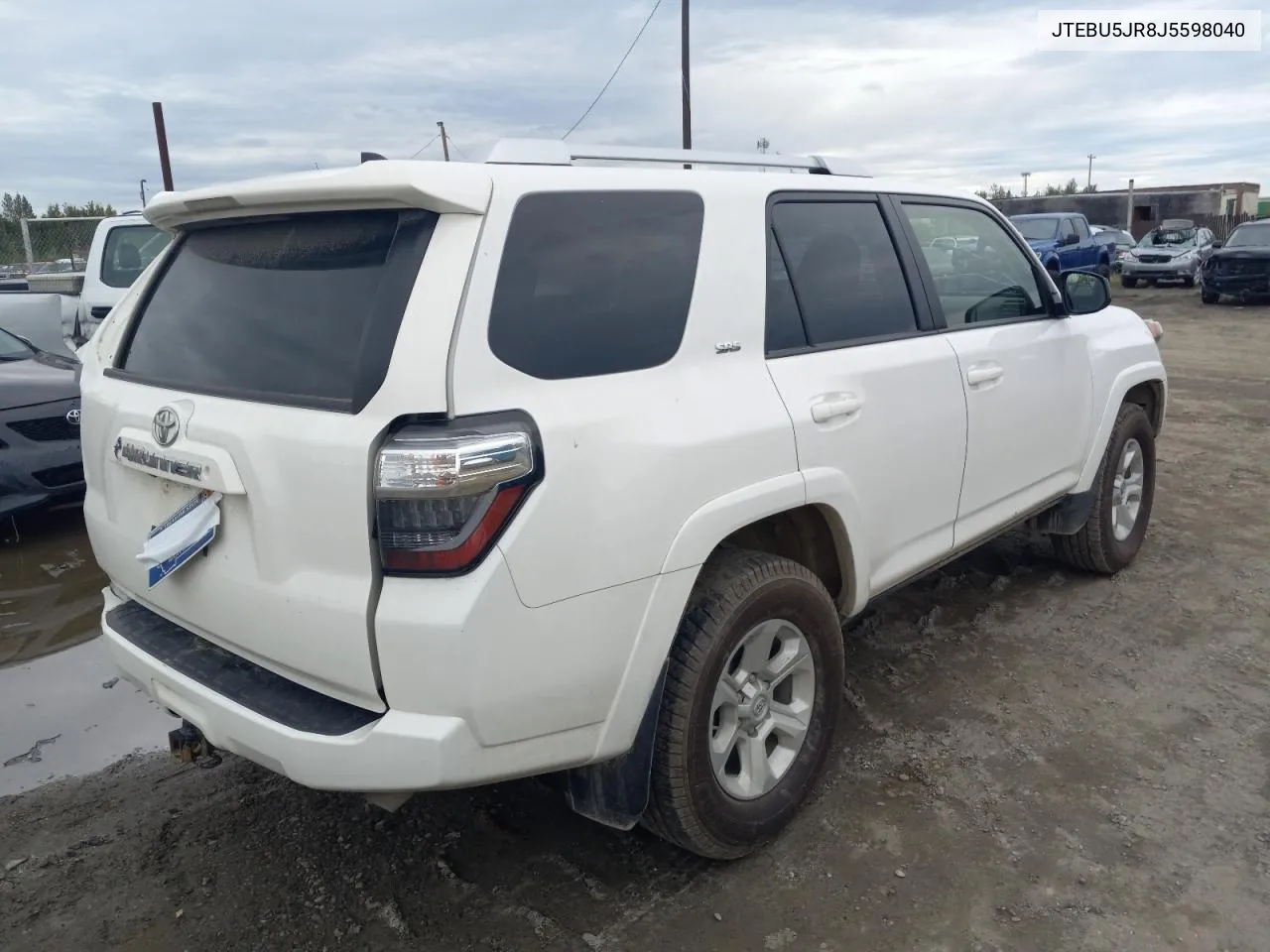 2018 Toyota 4Runner Sr5/Sr5 Premium VIN: JTEBU5JR8J5598040 Lot: 68604204