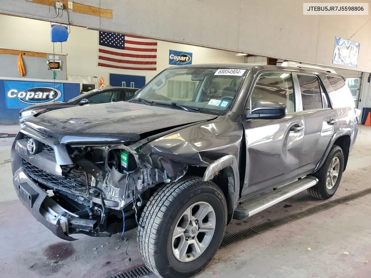 2018 Toyota 4Runner Sr5/Sr5 Premium VIN: JTEBU5JR7J5598806 Lot: 68854904