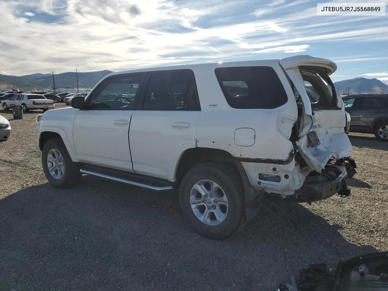 JTEBU5JR7J5568849 2018 Toyota 4Runner Sr5/Sr5 Premium