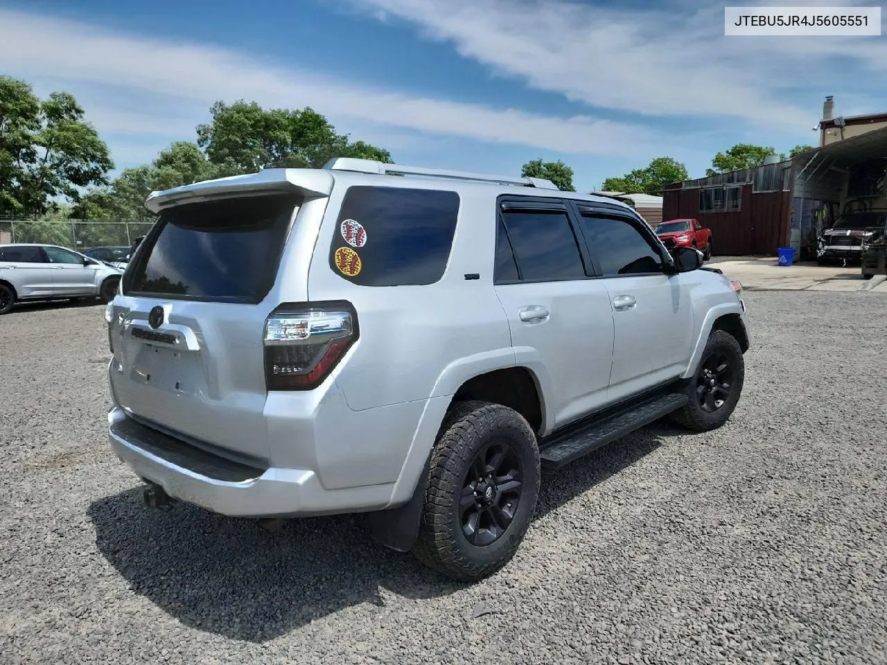 2018 Toyota 4Runner Sr5/Sr5 Premium VIN: JTEBU5JR4J5605551 Lot: 69987944