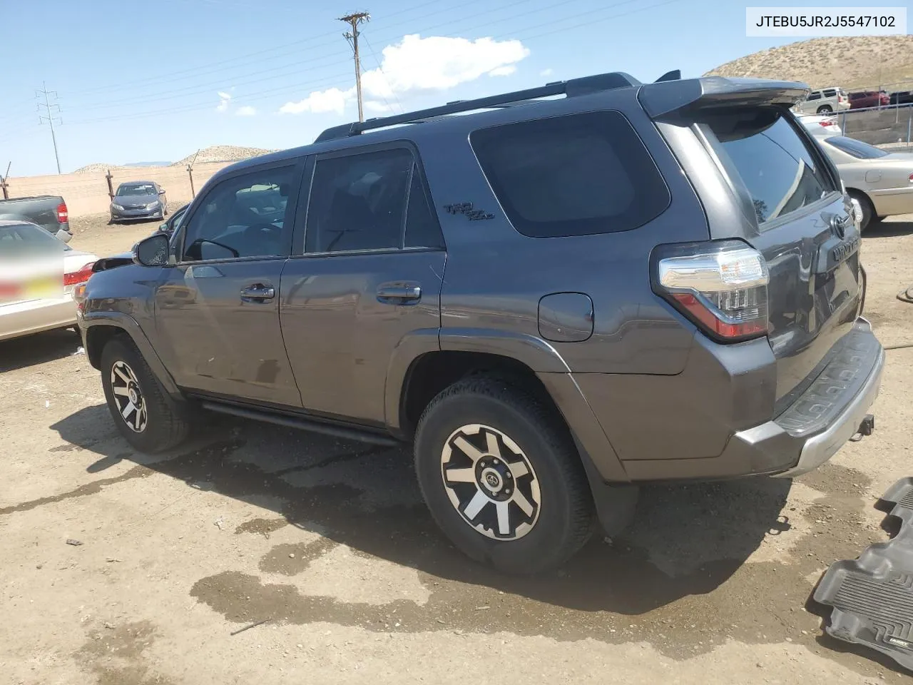 2018 Toyota 4Runner Sr5/Sr5 Premium VIN: JTEBU5JR2J5547102 Lot: 70250404