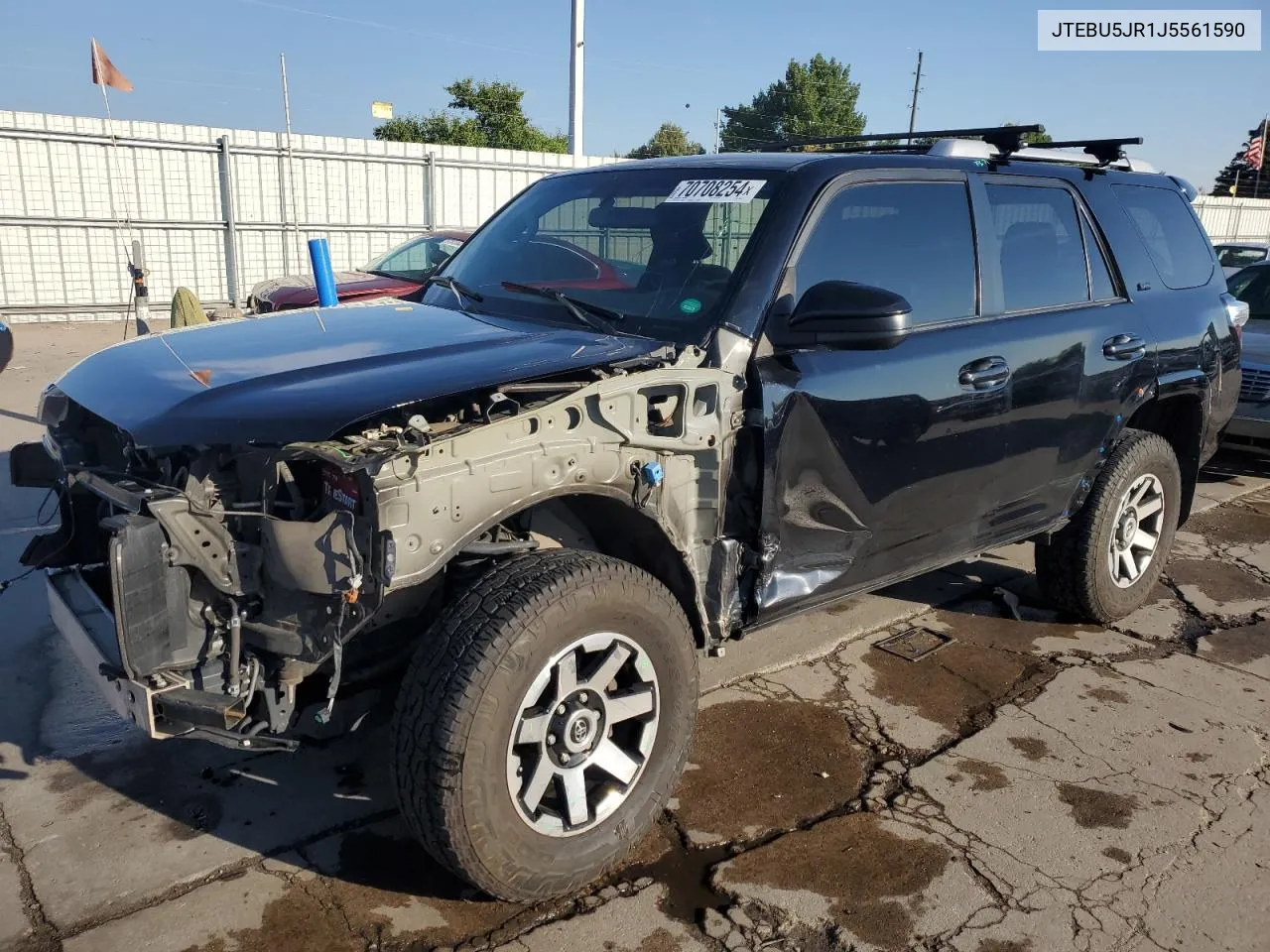 2018 Toyota 4Runner Sr5/Sr5 Premium VIN: JTEBU5JR1J5561590 Lot: 70708254