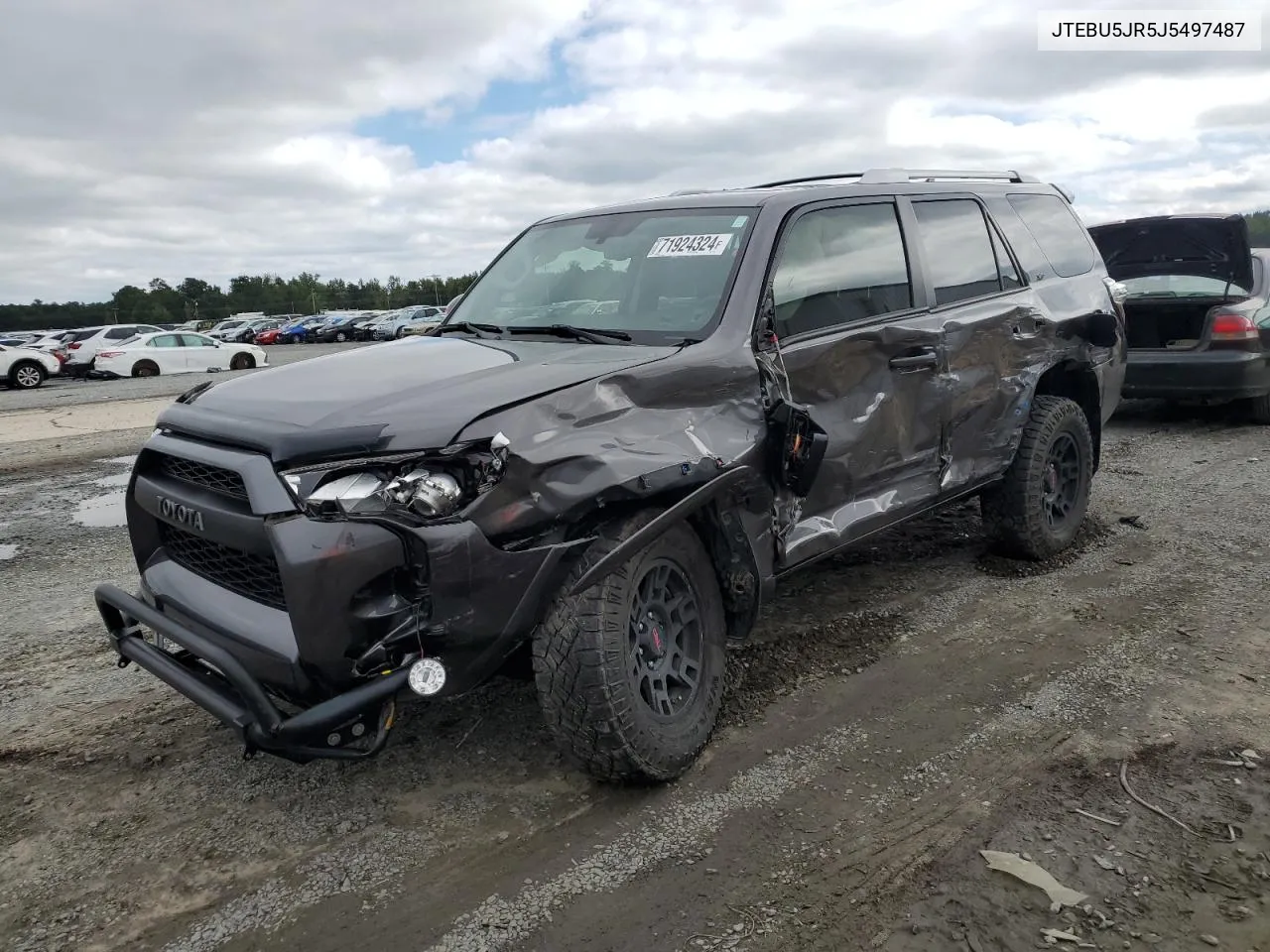 2018 Toyota 4Runner Sr5/Sr5 Premium VIN: JTEBU5JR5J5497487 Lot: 71924324