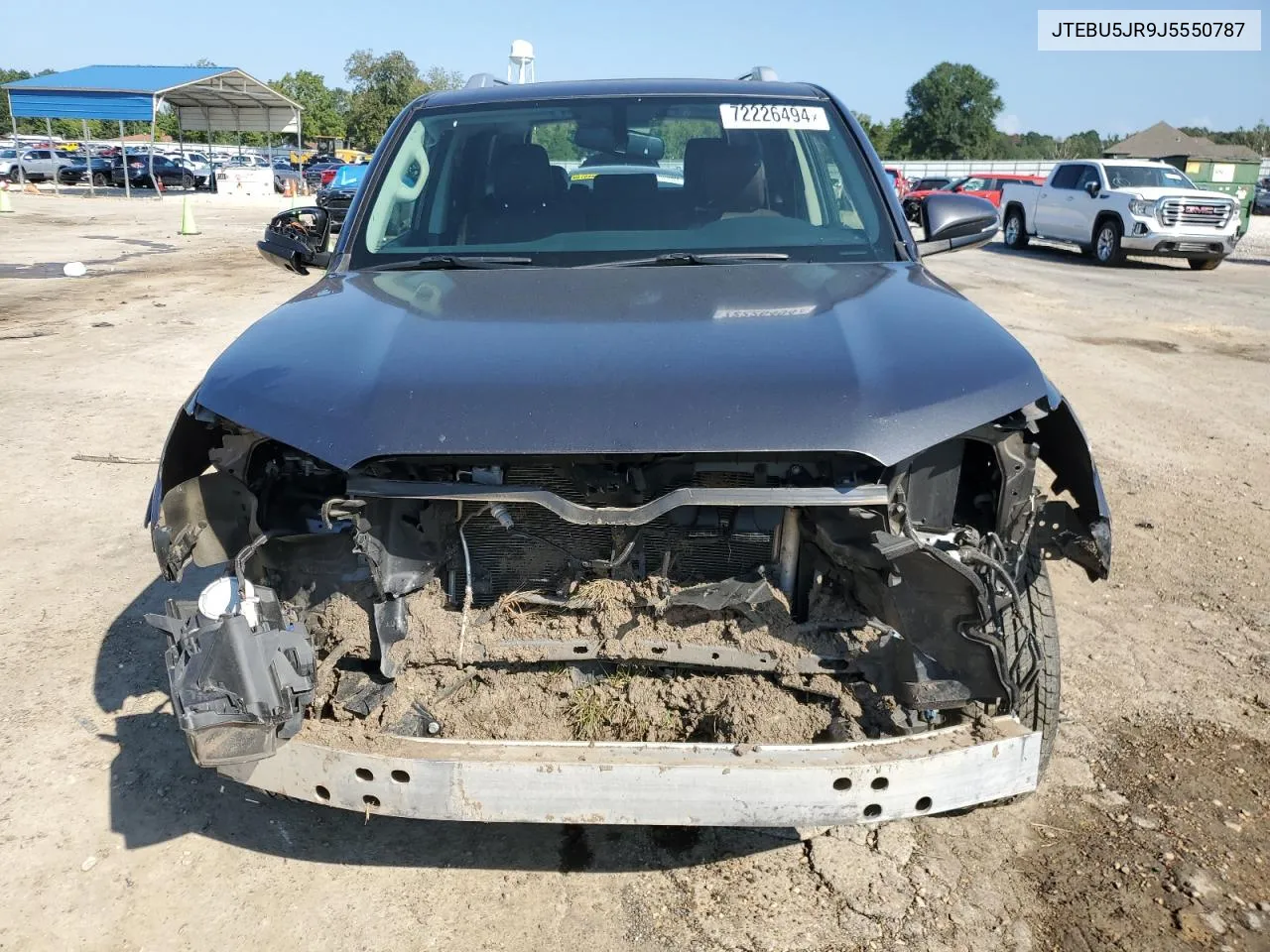 2018 Toyota 4Runner Sr5/Sr5 Premium VIN: JTEBU5JR9J5550787 Lot: 72226494