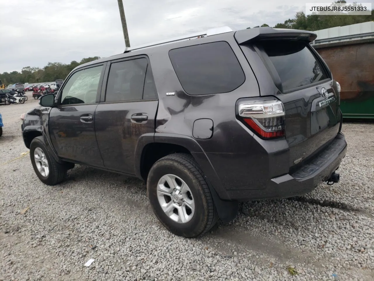 2018 Toyota 4Runner Sr5/Sr5 Premium VIN: JTEBU5JR8J5551333 Lot: 74639274