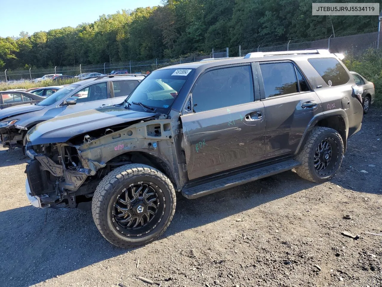 2018 Toyota 4Runner Sr5/Sr5 Premium VIN: JTEBU5JR9J5534119 Lot: 74910954