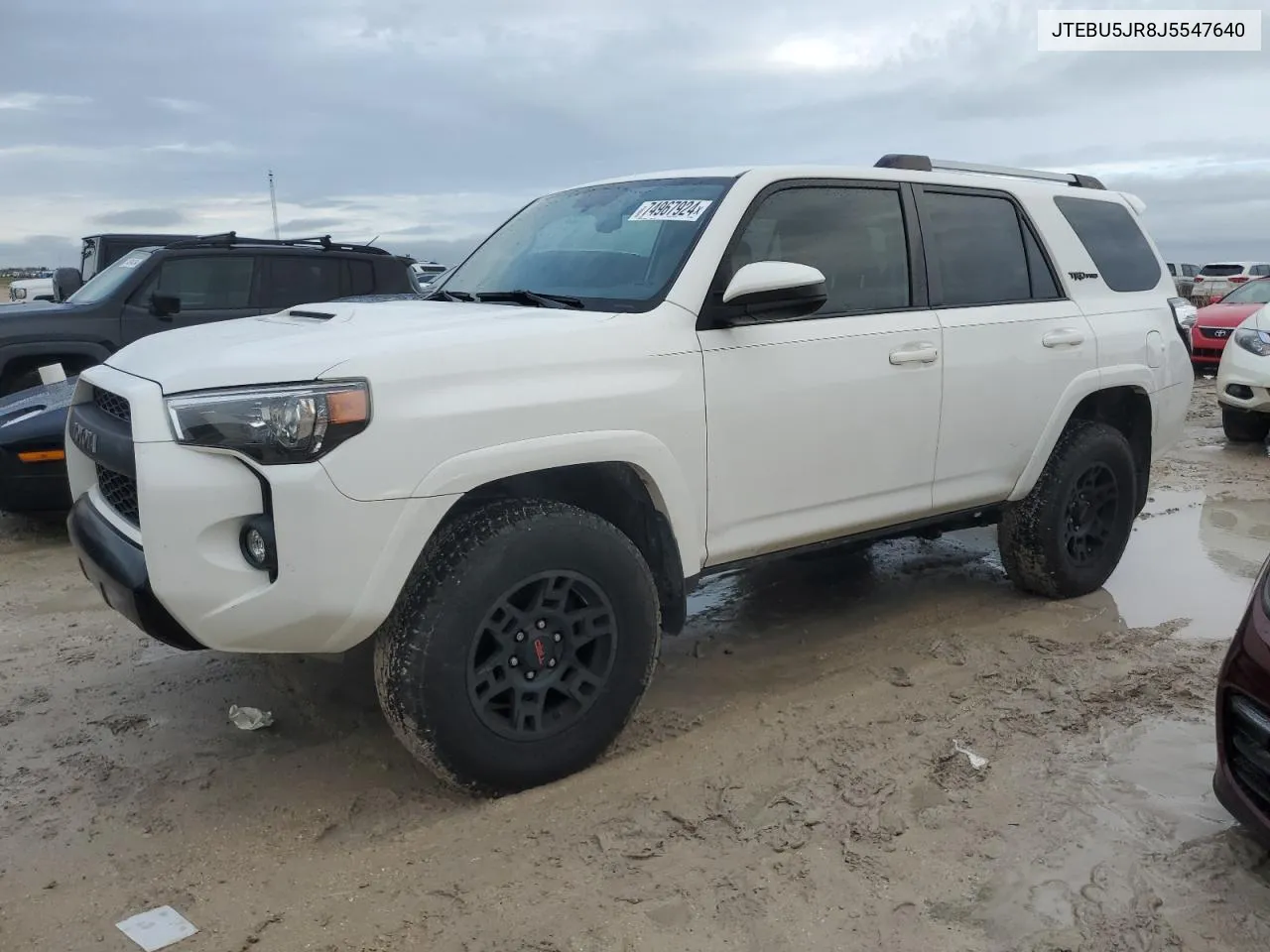 2018 Toyota 4Runner Sr5/Sr5 Premium VIN: JTEBU5JR8J5547640 Lot: 74967924