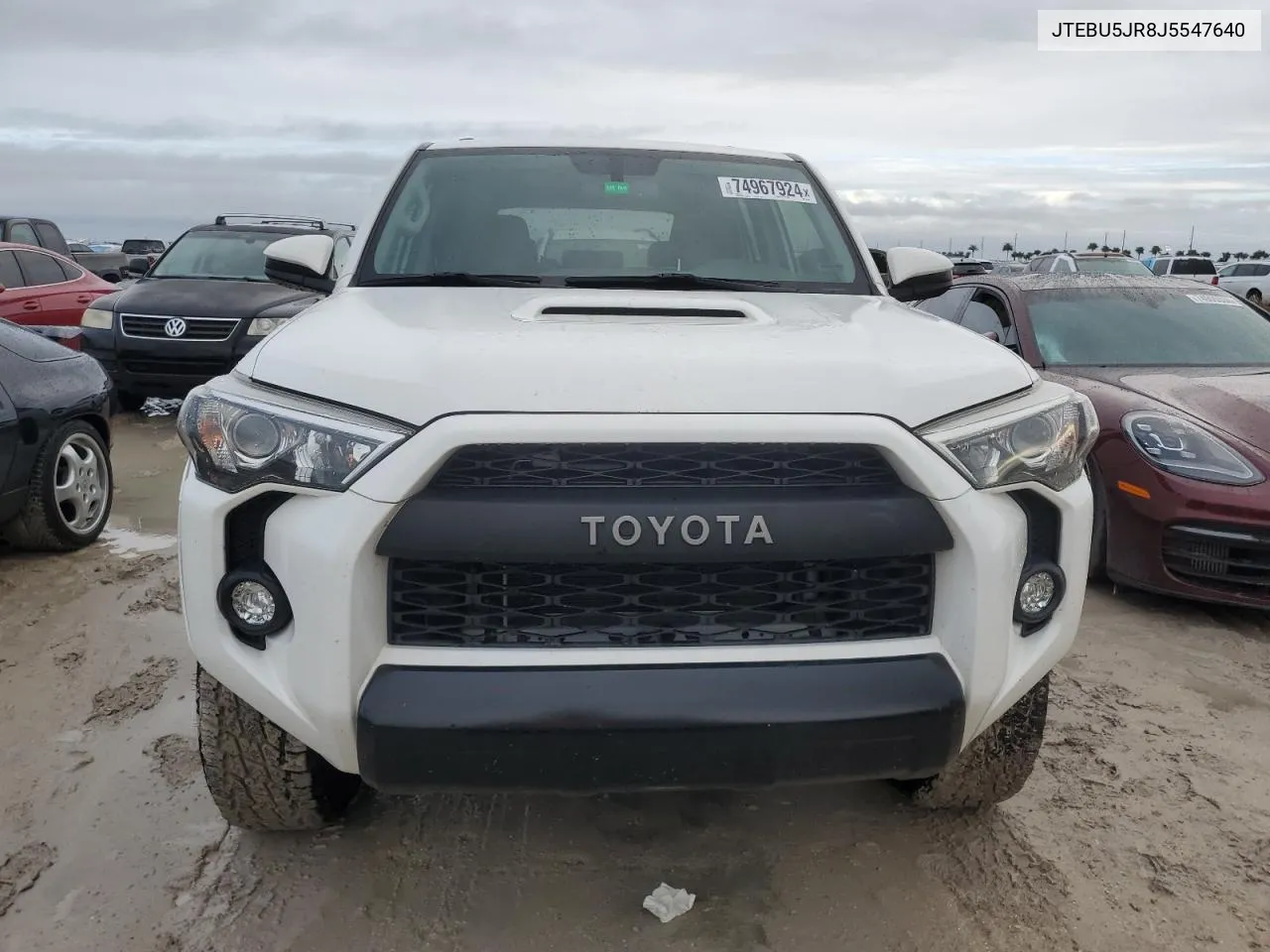 2018 Toyota 4Runner Sr5/Sr5 Premium VIN: JTEBU5JR8J5547640 Lot: 74967924