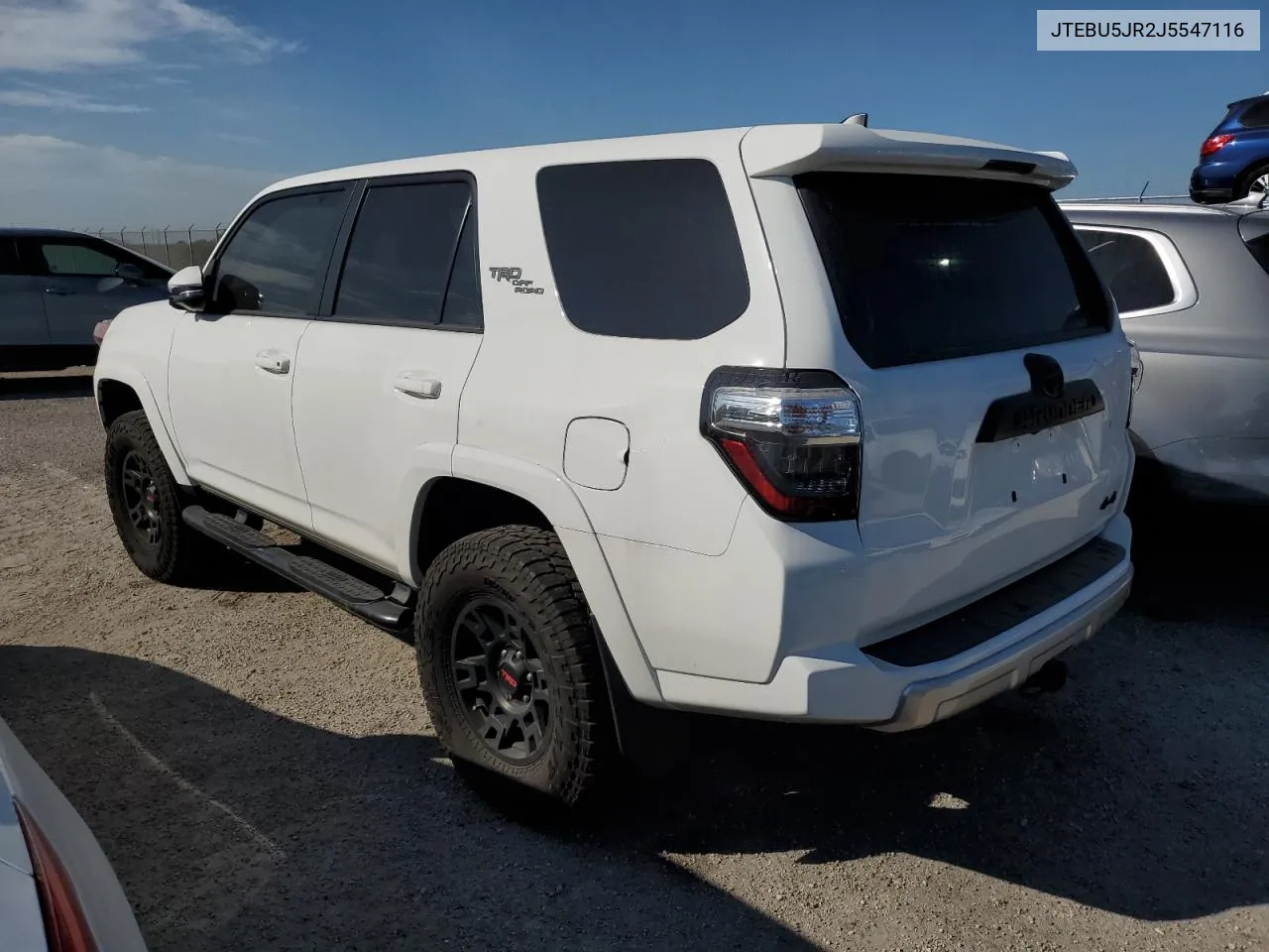 2018 Toyota 4Runner Sr5/Sr5 Premium VIN: JTEBU5JR2J5547116 Lot: 75107264