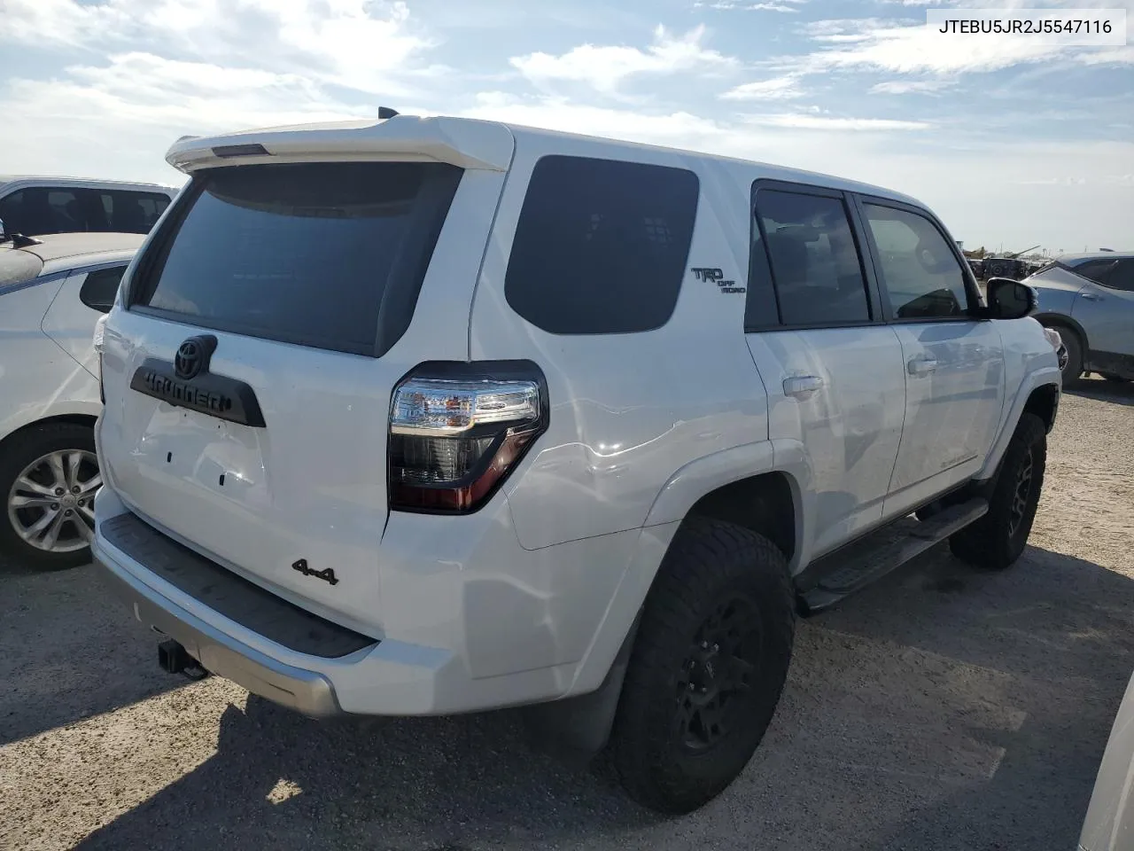 2018 Toyota 4Runner Sr5/Sr5 Premium VIN: JTEBU5JR2J5547116 Lot: 75107264