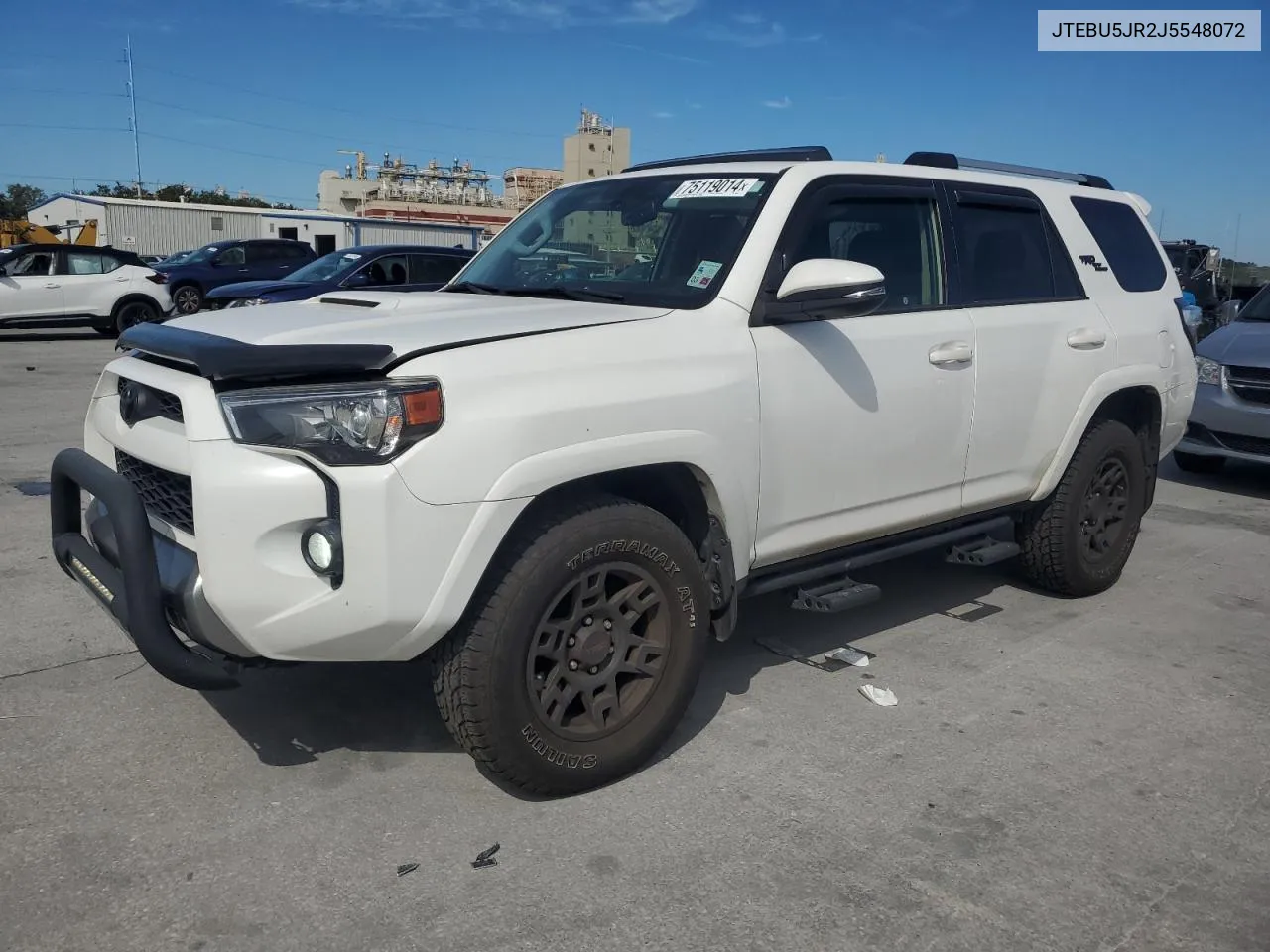 2018 Toyota 4Runner Sr5/Sr5 Premium VIN: JTEBU5JR2J5548072 Lot: 75119014