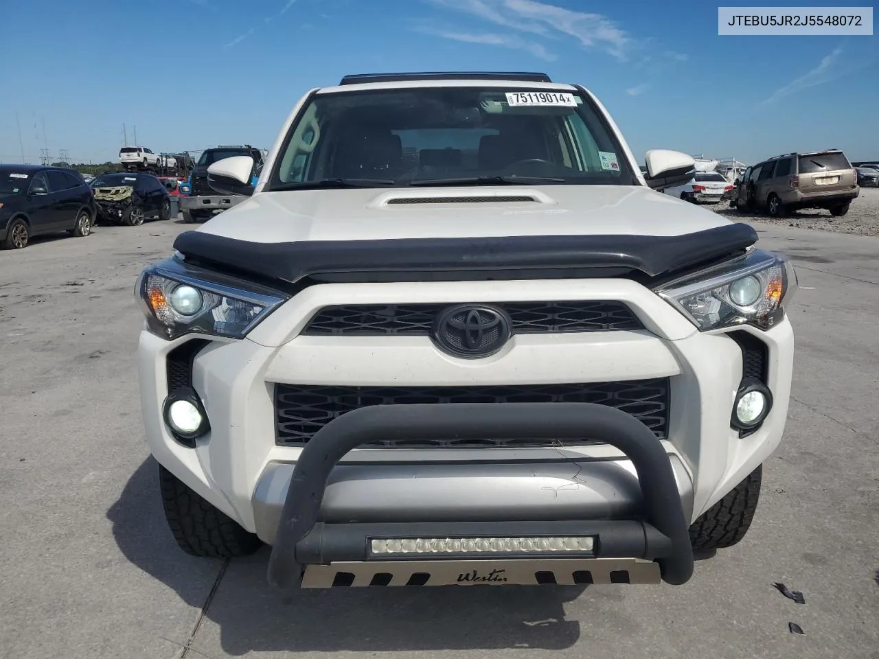 2018 Toyota 4Runner Sr5/Sr5 Premium VIN: JTEBU5JR2J5548072 Lot: 75119014