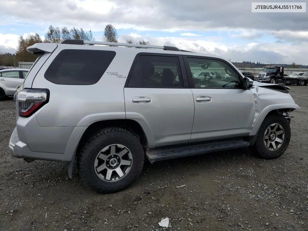 2018 Toyota 4Runner Sr5/Sr5 Premium VIN: JTEBU5JR4J5511766 Lot: 75308444