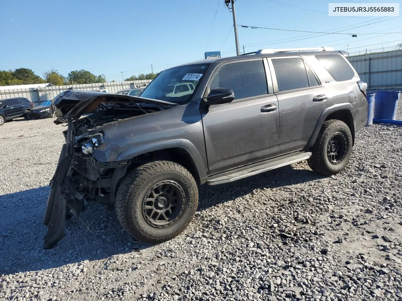 2018 Toyota 4Runner Sr5/Sr5 Premium VIN: JTEBU5JR3J5565883 Lot: 75751114