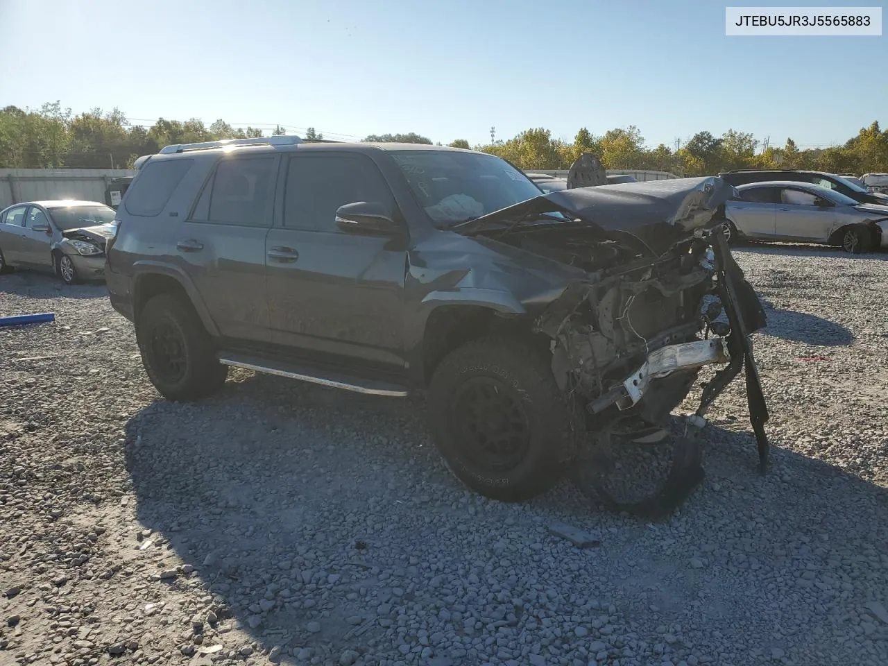 2018 Toyota 4Runner Sr5/Sr5 Premium VIN: JTEBU5JR3J5565883 Lot: 75751114