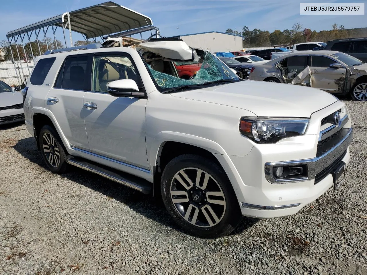 2018 Toyota 4Runner Sr5/Sr5 Premium VIN: JTEBU5JR2J5579757 Lot: 76101064