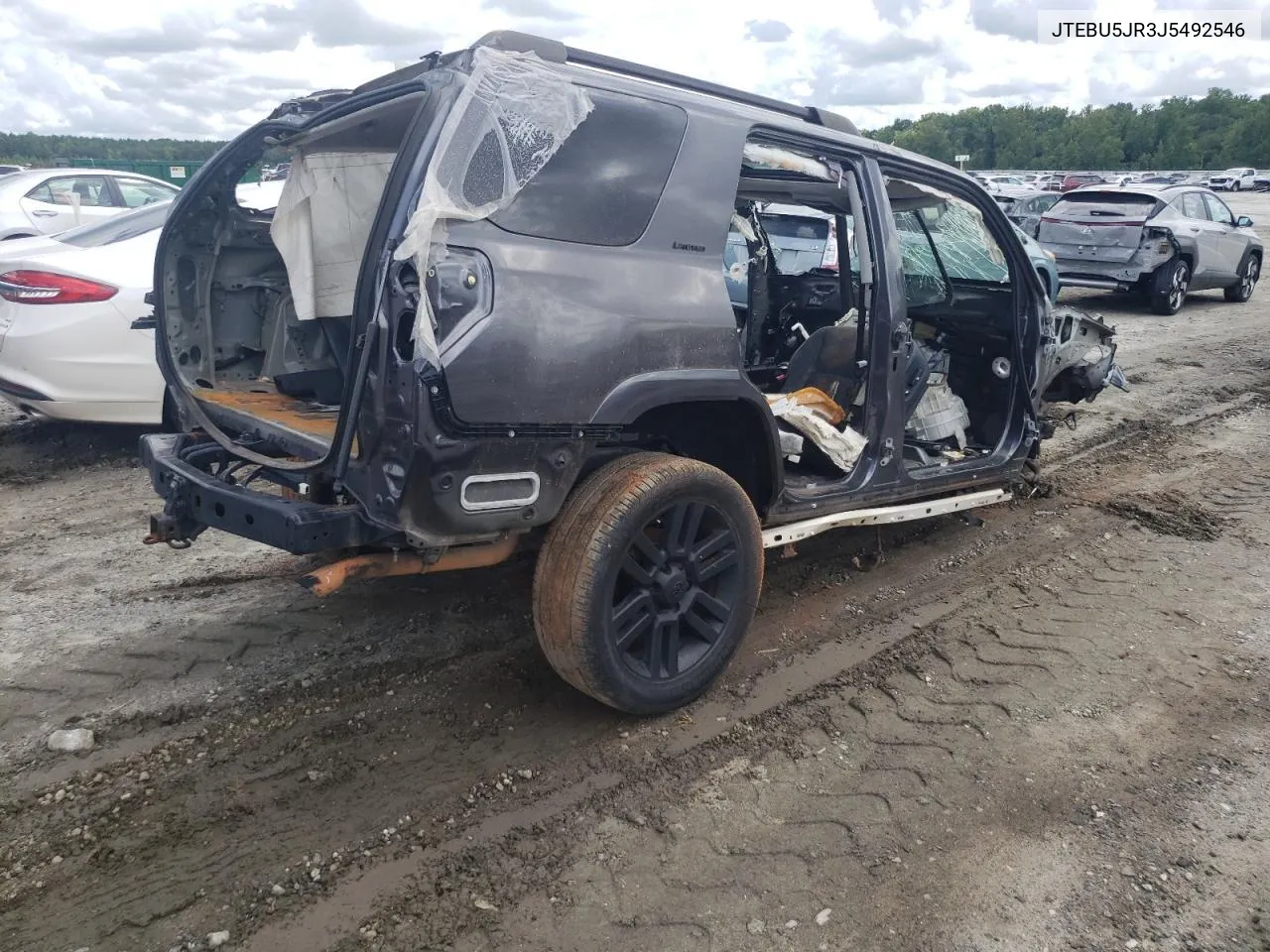 2018 Toyota 4Runner Sr5/Sr5 Premium VIN: JTEBU5JR3J5492546 Lot: 76830084