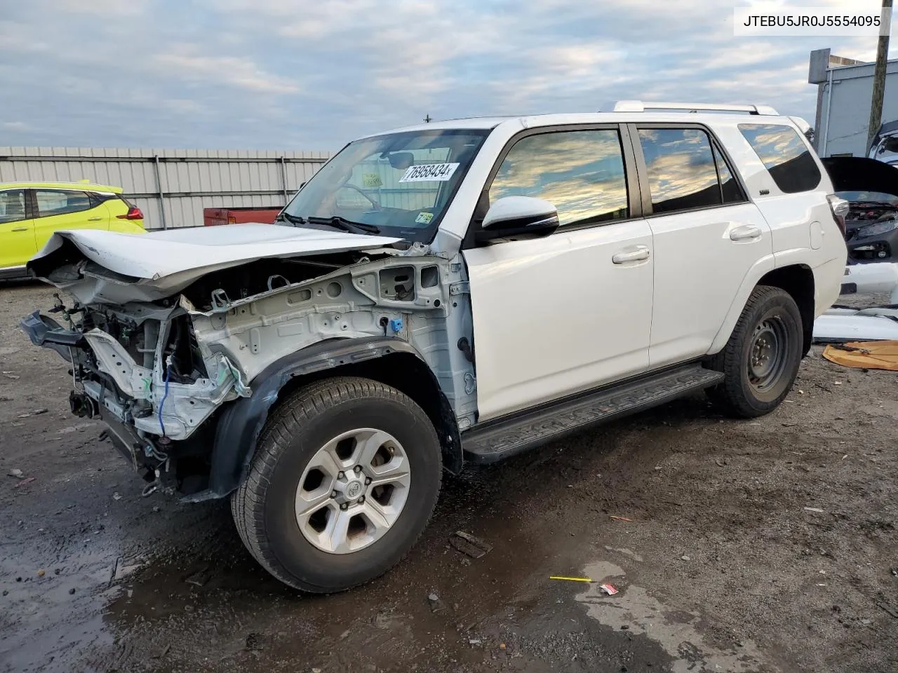 2018 Toyota 4Runner Sr5/Sr5 Premium VIN: JTEBU5JR0J5554095 Lot: 76958434