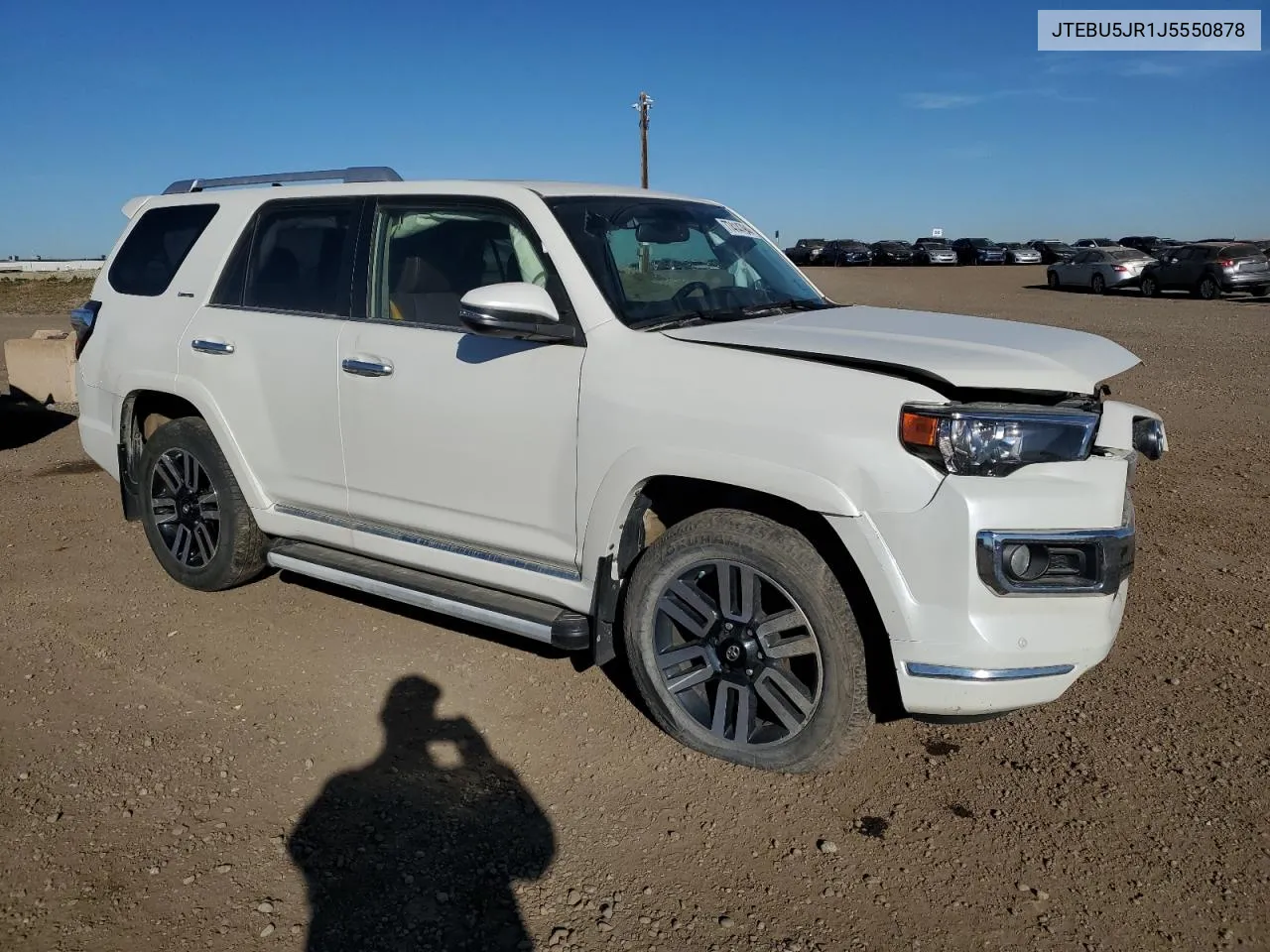 2018 Toyota 4Runner Sr5/Sr5 Premium VIN: JTEBU5JR1J5550878 Lot: 77414794