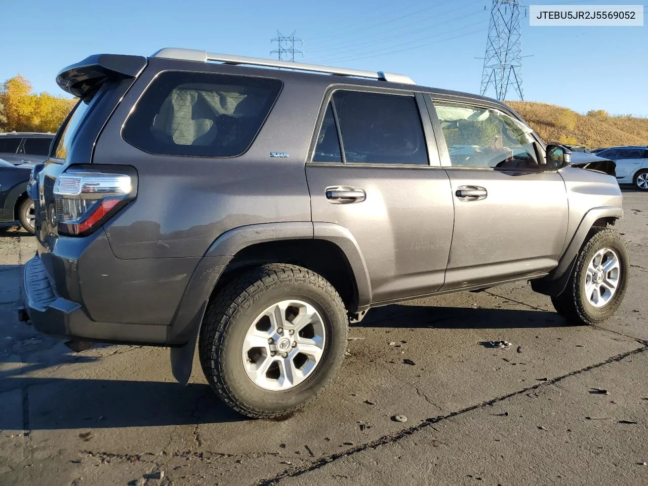 2018 Toyota 4Runner Sr5/Sr5 Premium VIN: JTEBU5JR2J5569052 Lot: 77587444