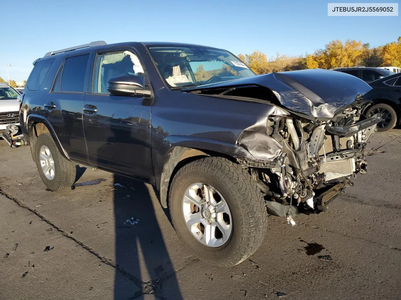 2018 Toyota 4Runner Sr5/Sr5 Premium VIN: JTEBU5JR2J5569052 Lot: 77587444