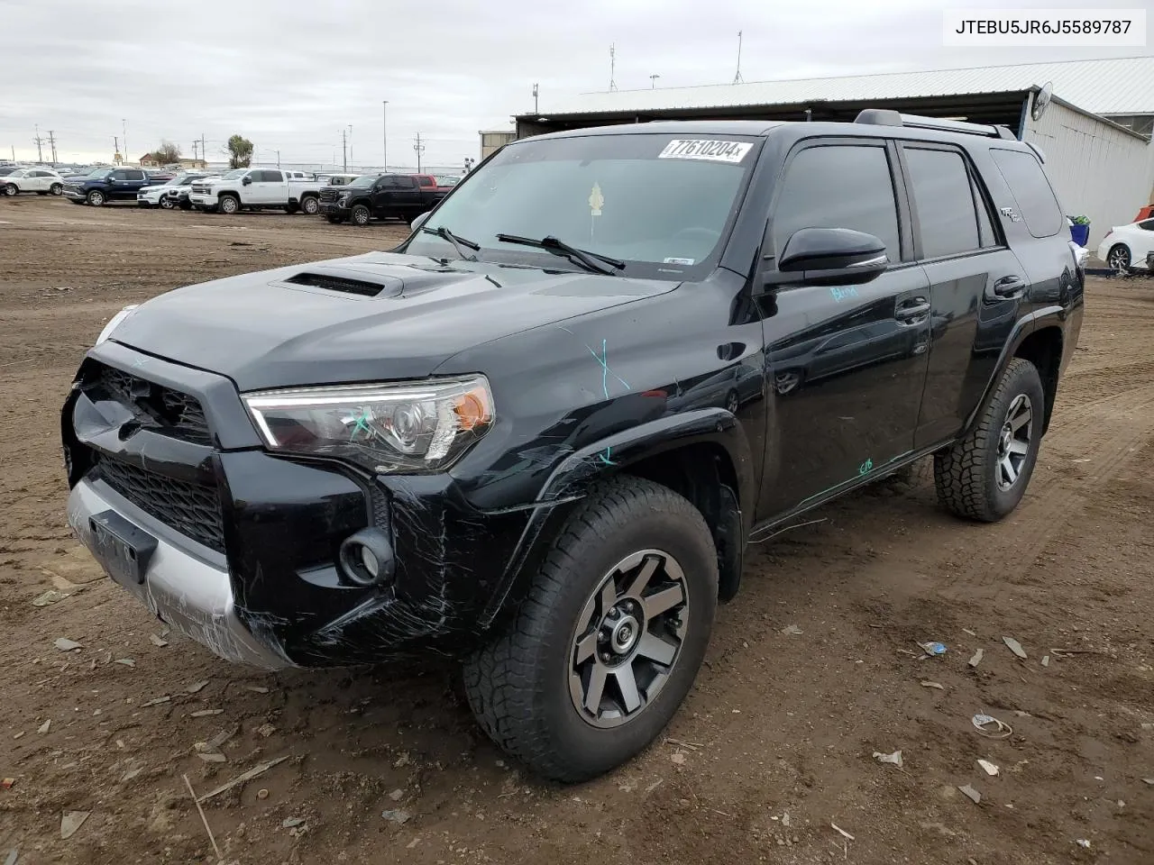 2018 Toyota 4Runner Sr5/Sr5 Premium VIN: JTEBU5JR6J5589787 Lot: 77610204