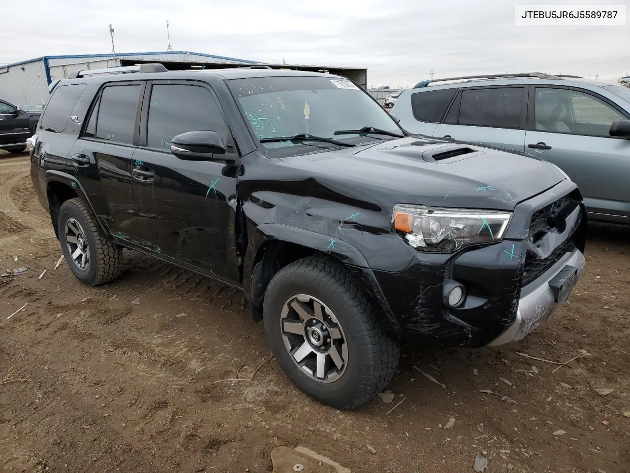 2018 Toyota 4Runner Sr5/Sr5 Premium VIN: JTEBU5JR6J5589787 Lot: 77610204