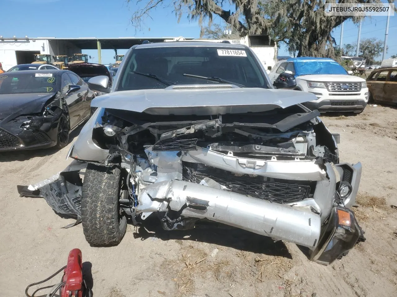 2018 Toyota 4Runner Sr5/Sr5 Premium VIN: JTEBU5JR0J5592507 Lot: 77811654